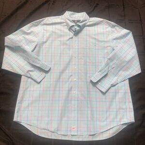 Vineyard Vines Shirt Men 2XL Murray Plaid Long Sleeve Button Down